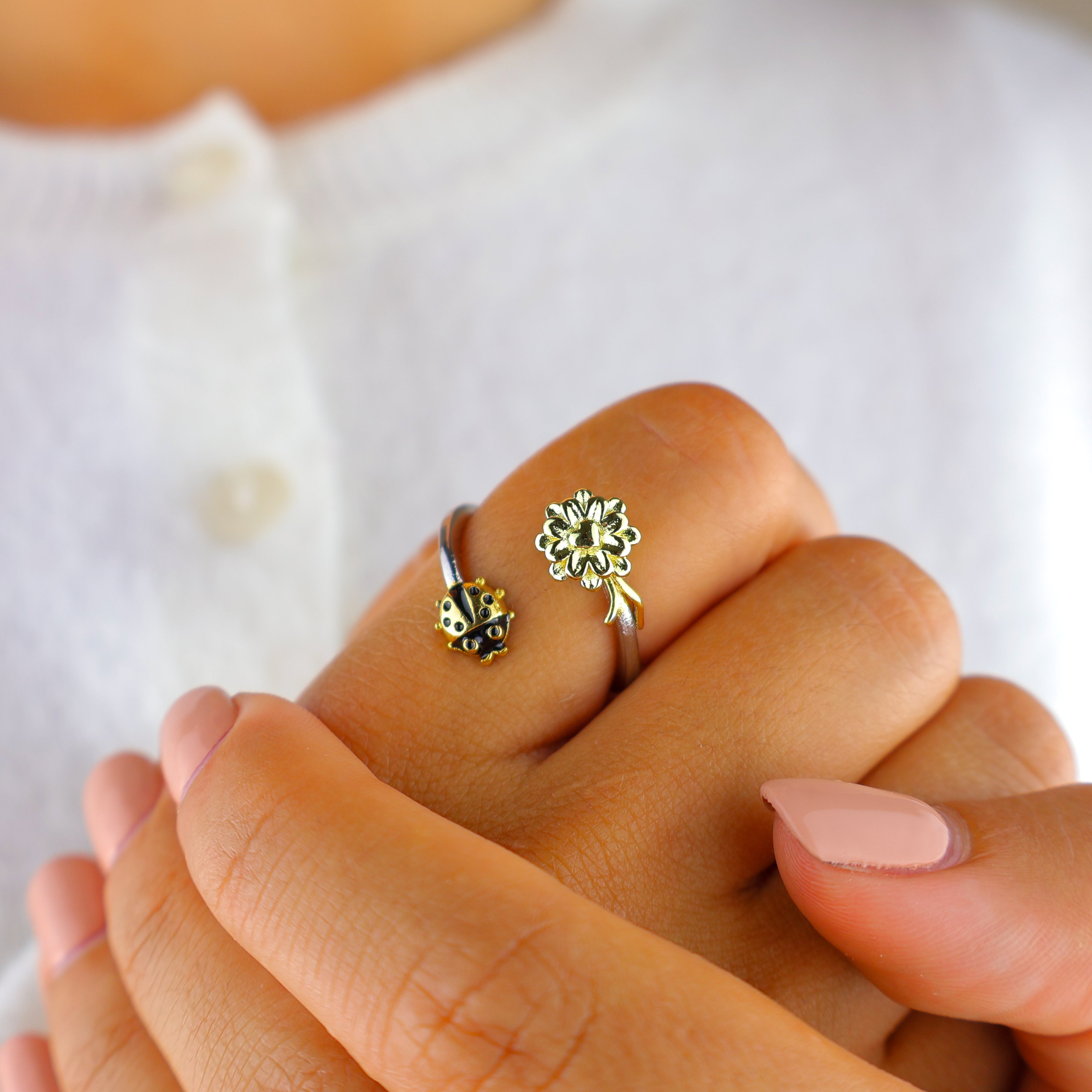 Ladybird Anxiety Ring