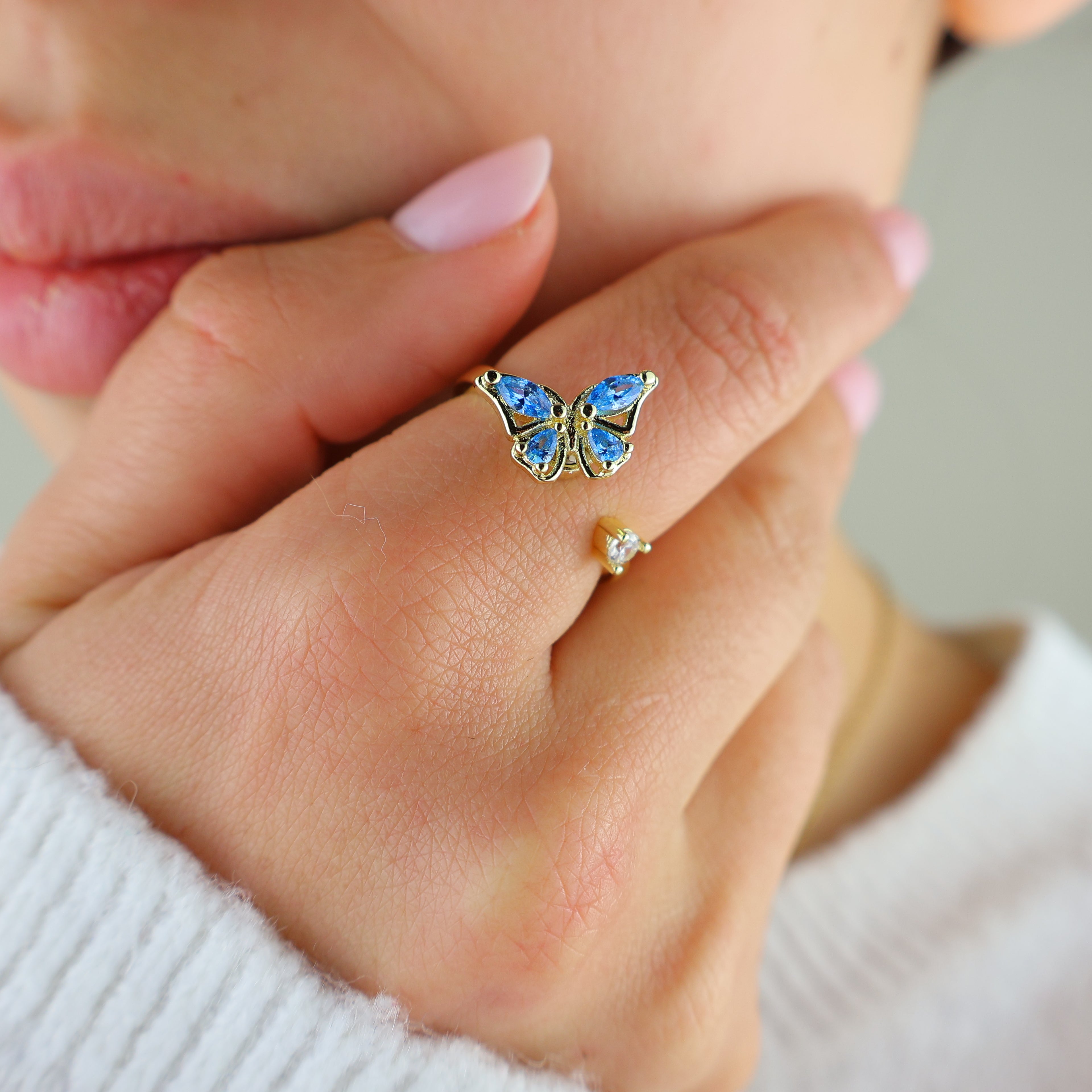 Butterfly Anxiety Ring
