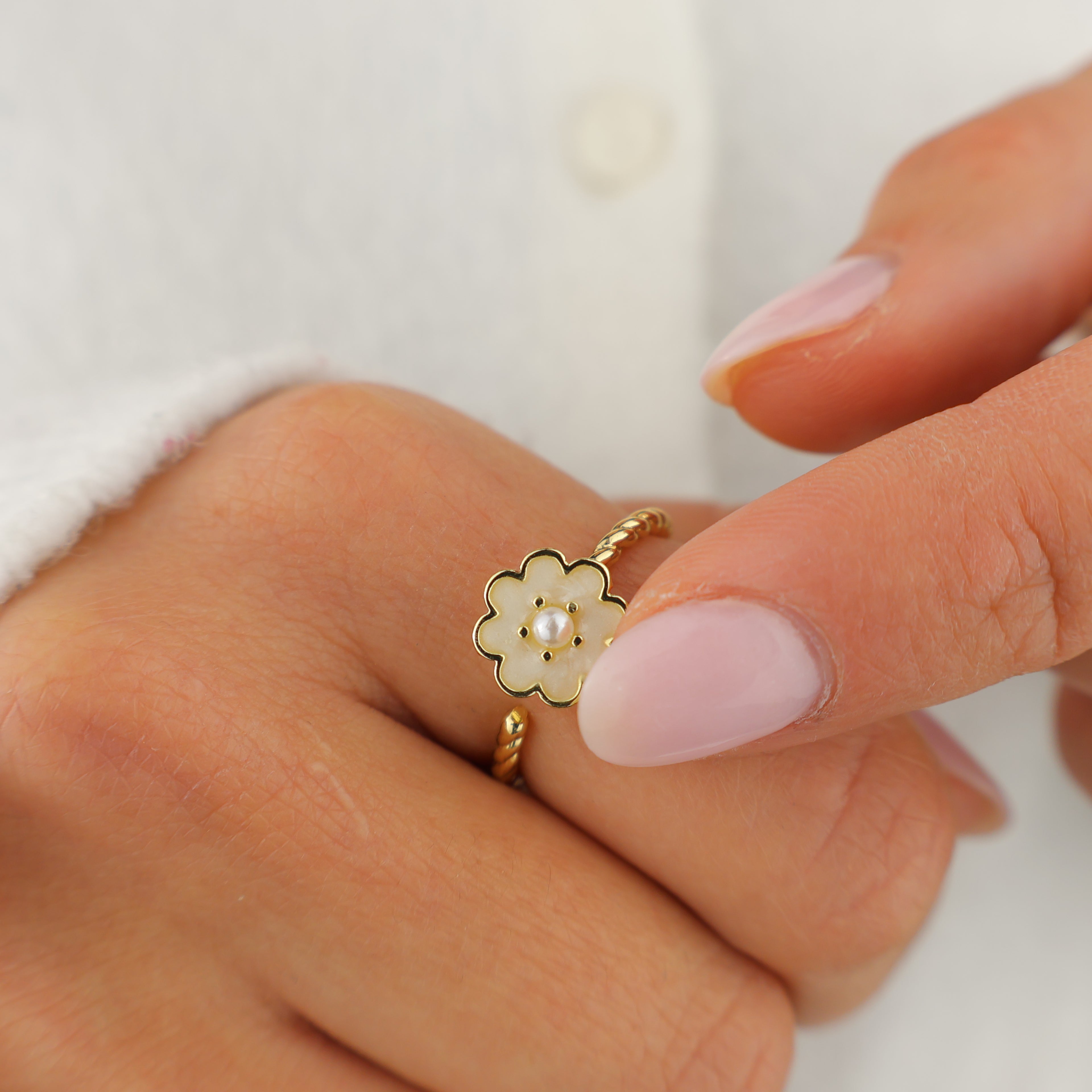Little Bloom Anxiety Ring