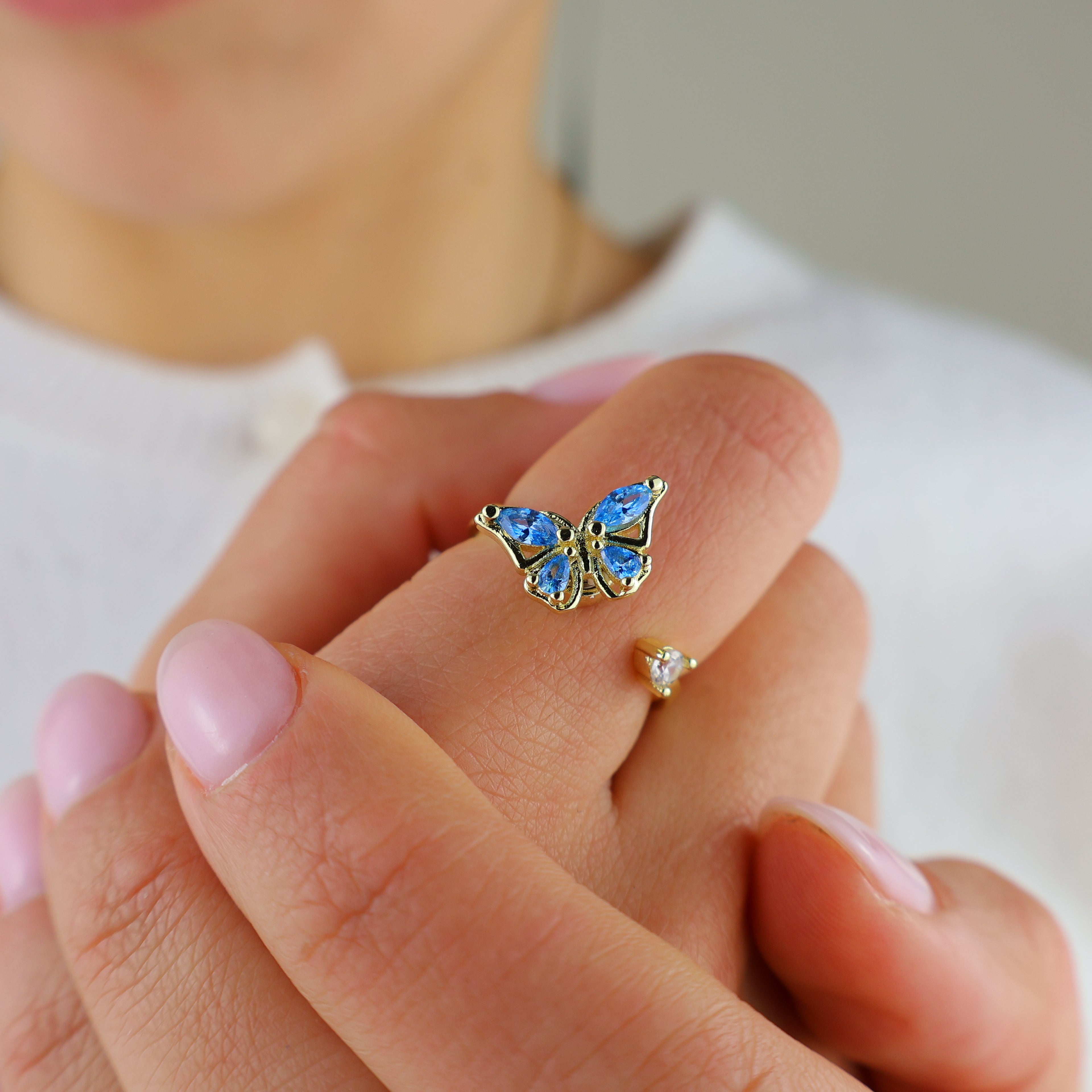 Butterfly Anxiety Ring