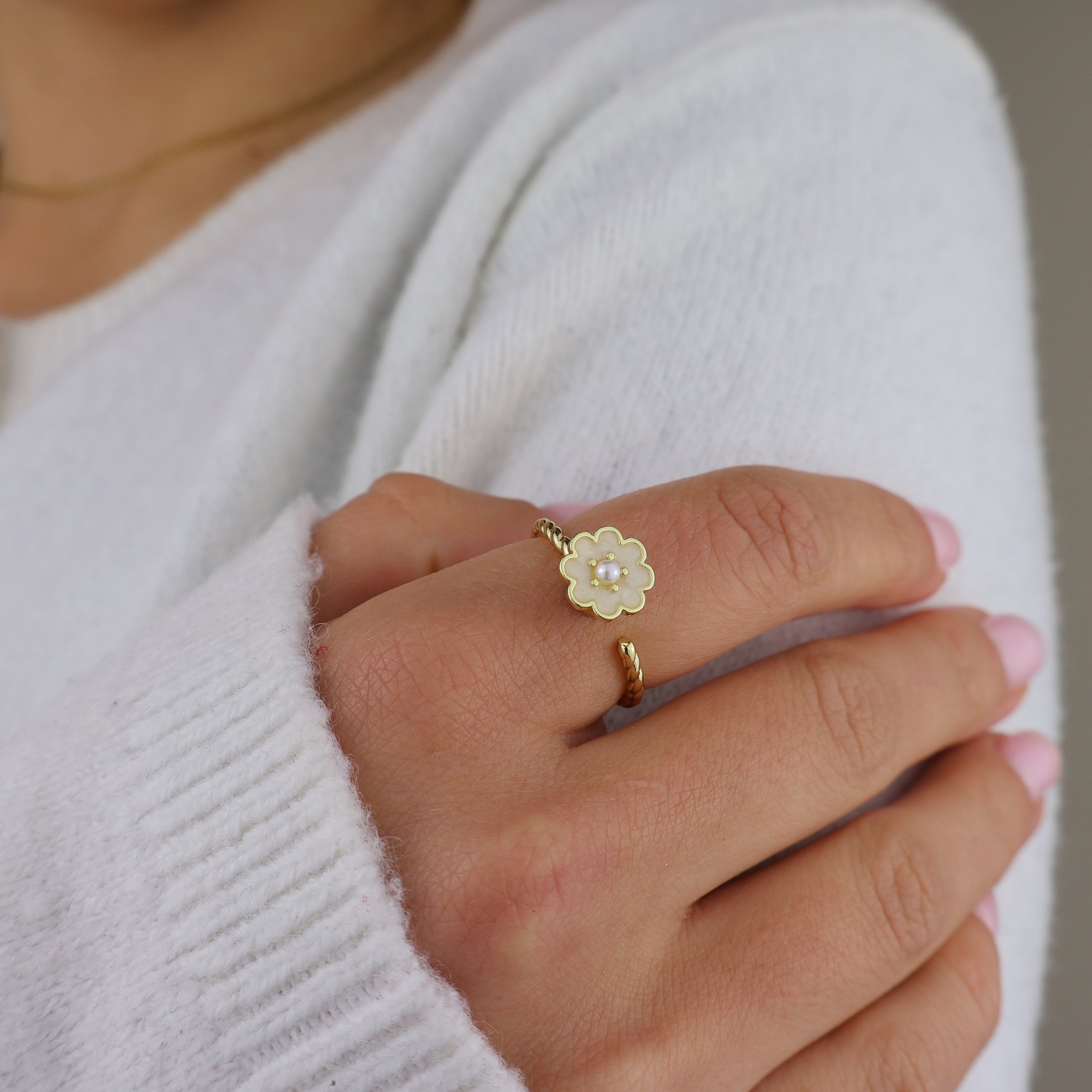 Little Bloom Anxiety Ring