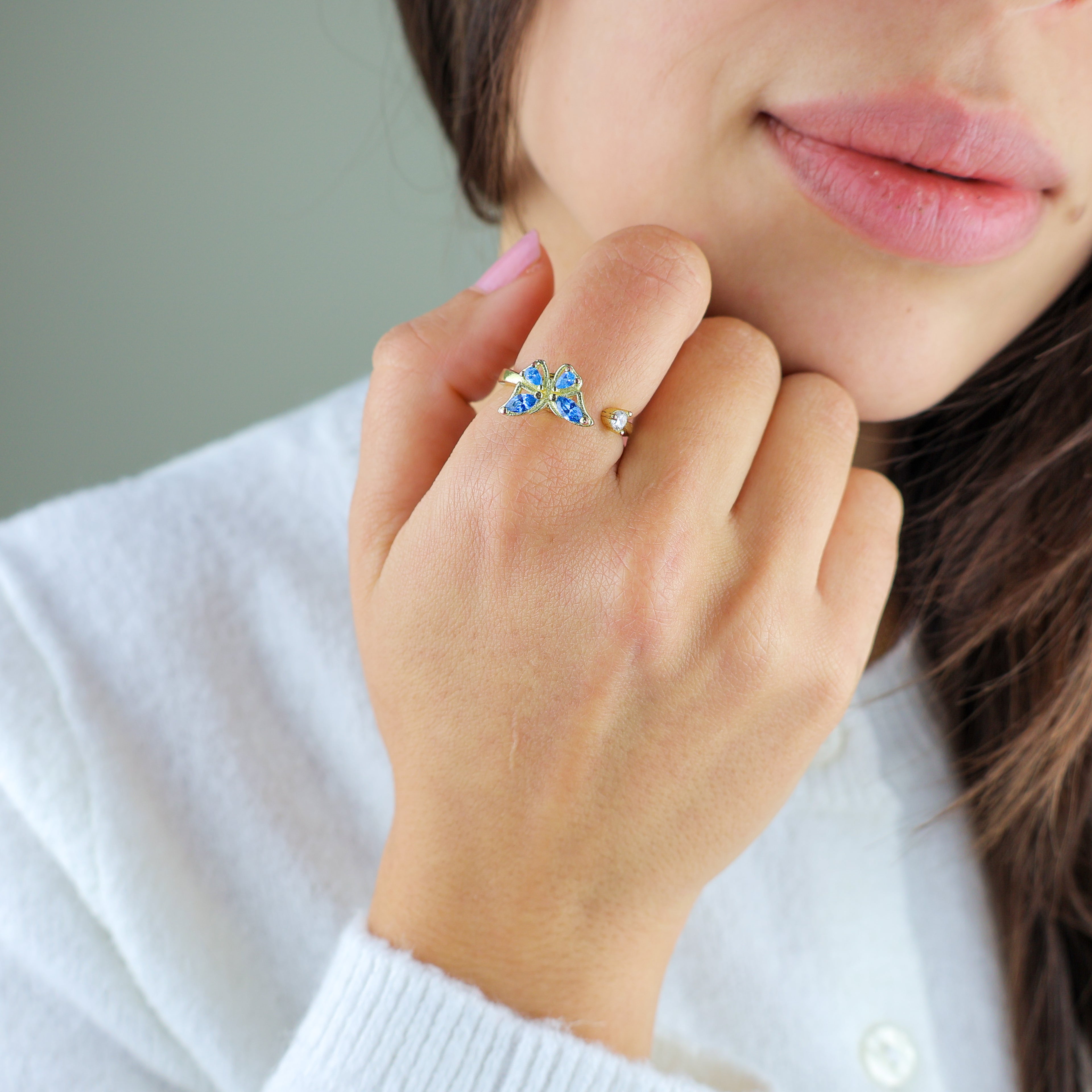 Butterfly Anxiety Ring