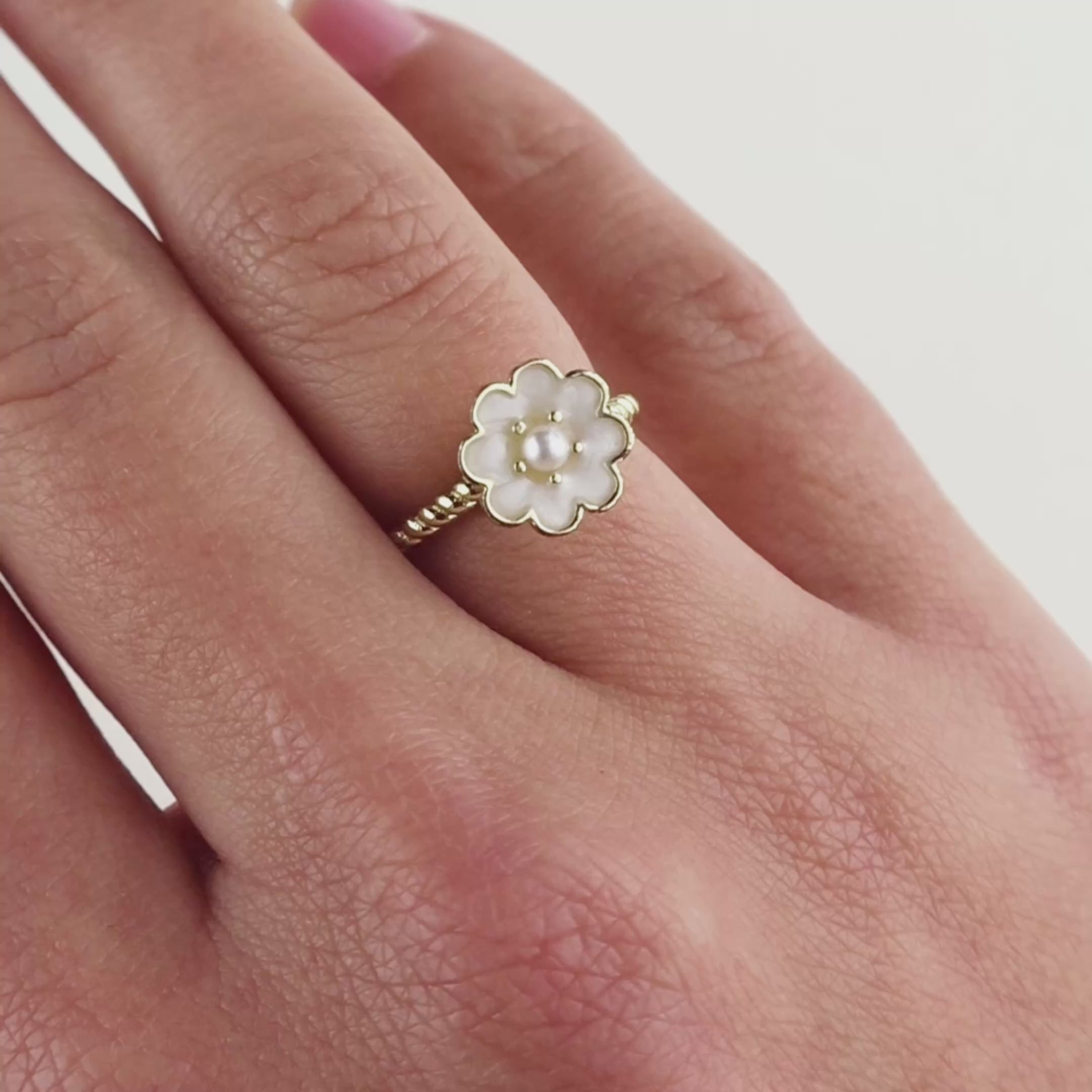 Little Bloom Anxiety Ring