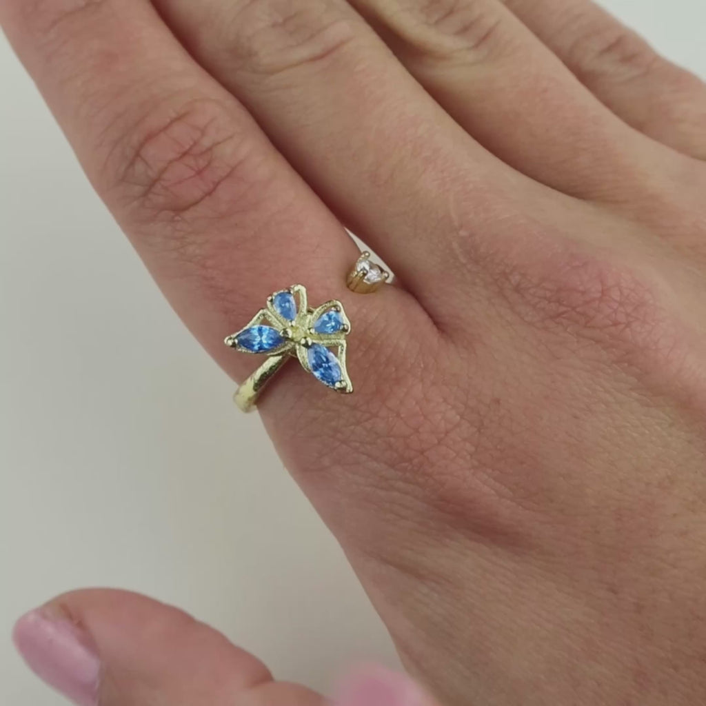 Butterfly Anxiety Ring